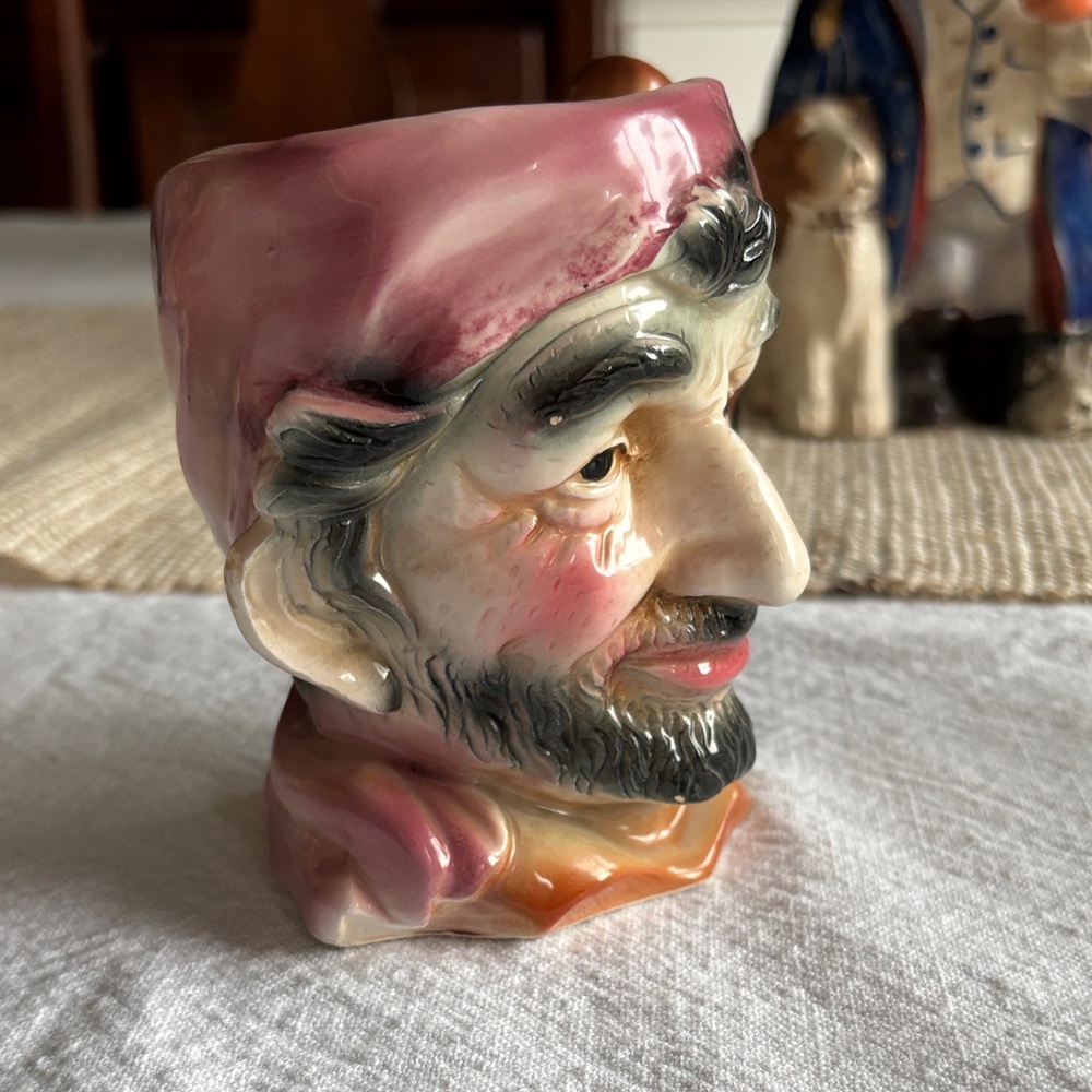 Vintage Toby Pirate Buccaneer Jug Mug Gun Handle Japan Original Arnart Creation